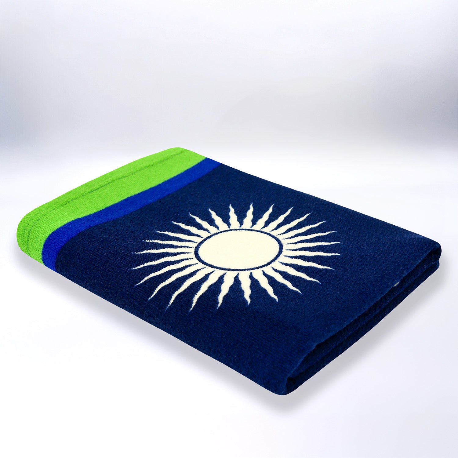 Serviette de plage Microfibre 100% polyester Algajola 70x140cm 250gm²_ motif Corse _
