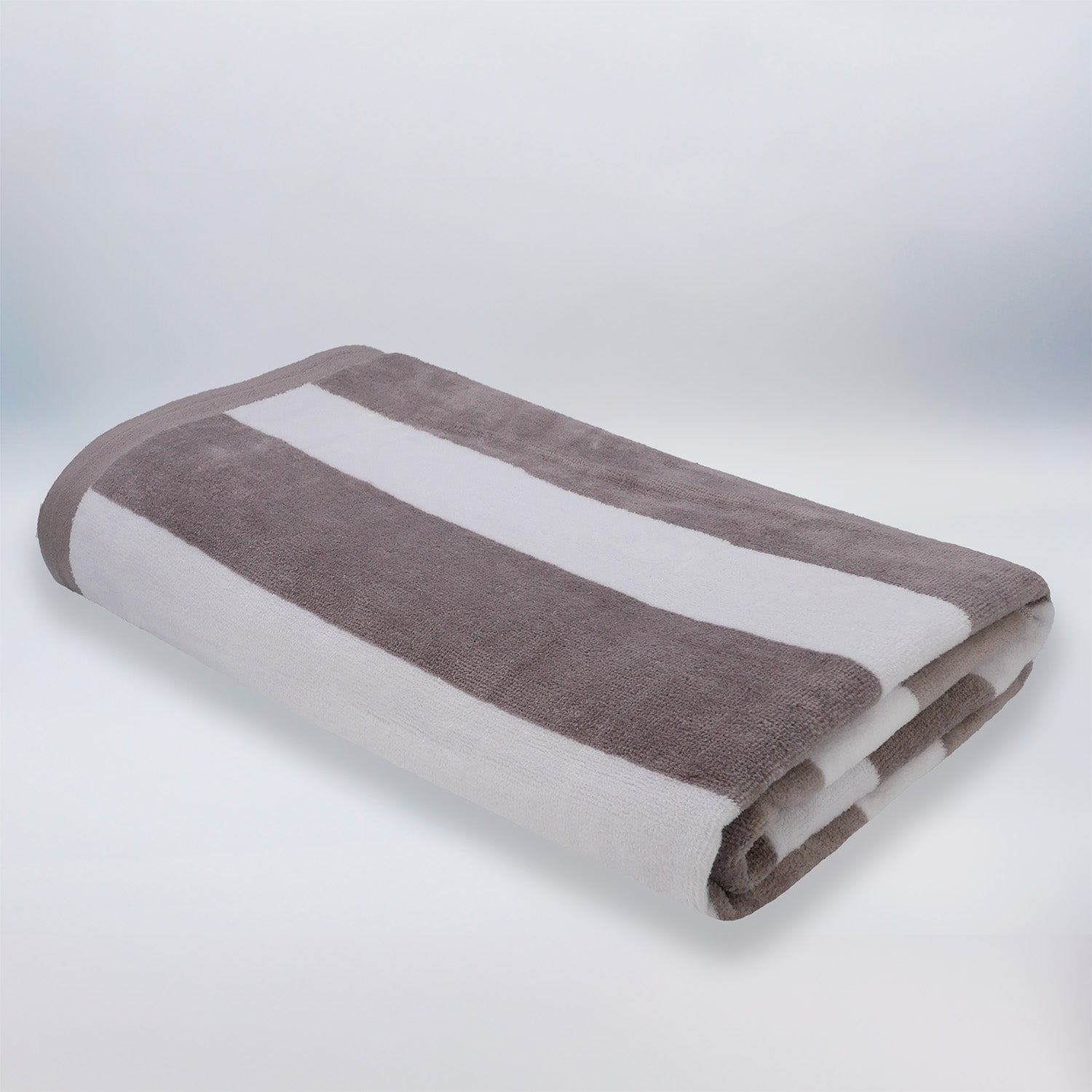 drap de bain bahia taupe velours coordonné avec matelas de plage bahia