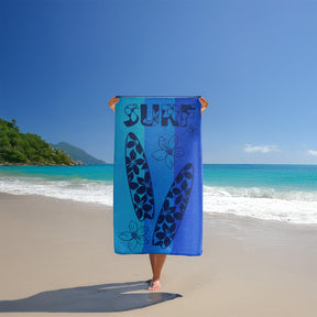 Serviette de plage éponge velours jacquard Pyrgos  100x175cm Taille L