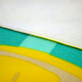 Serviette de plage Microfibre 100% polyester Pop-Citron 75x150cm 220gm²