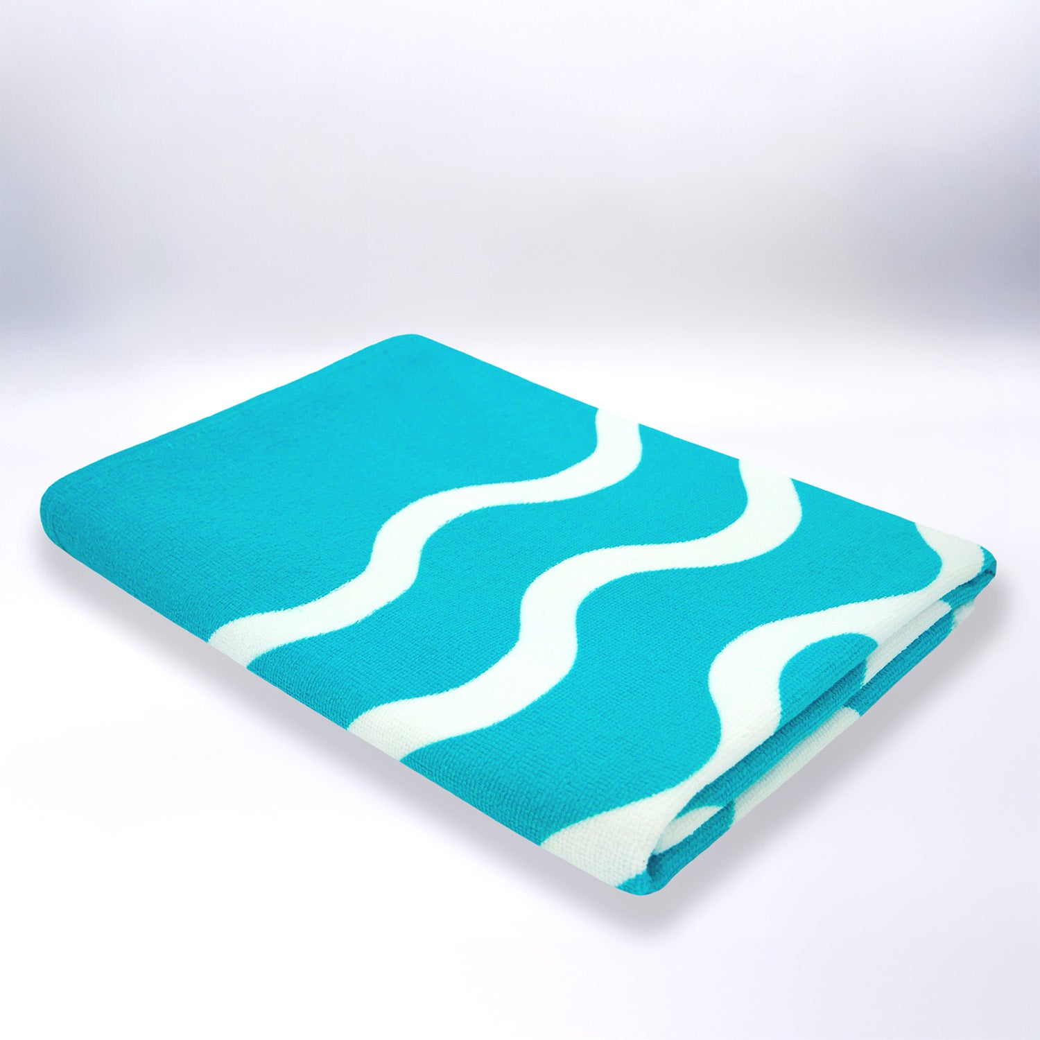 Serviette de plage Microfibre 100% polyester Vague-Pop  75x150cm 220gm²