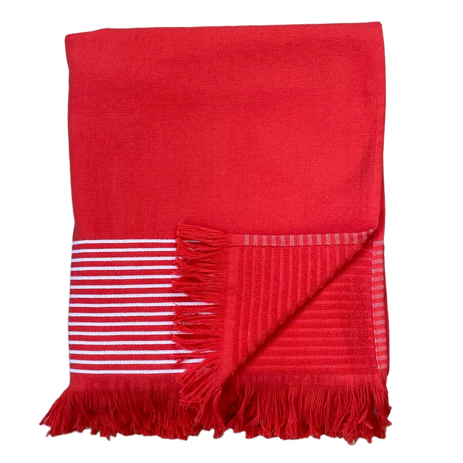 Fouta coton doublée éponge Paski