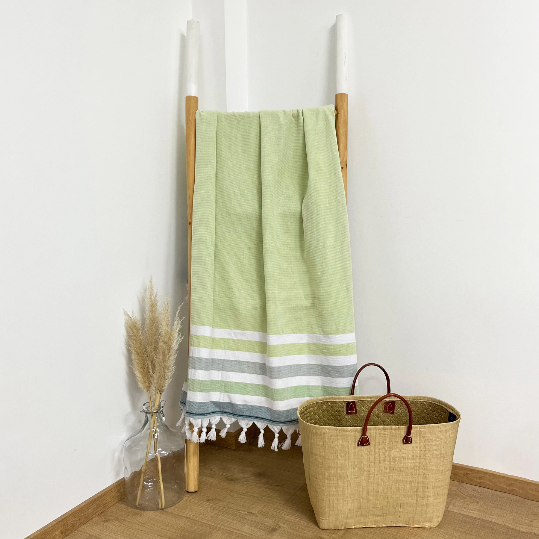 Fouta doublée éponge ZUMA 90x160 100 % Coton