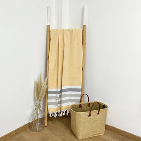 Fouta doublée éponge ZUMA 90x160 100 % Coton