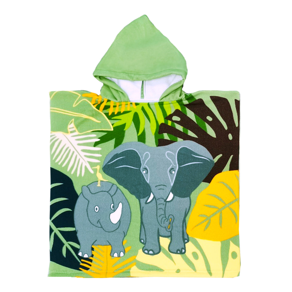 Poncho de bain  enfant microfibre ELEPHANT