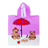 Poncho de bain enfant microfibre NOUNOURS