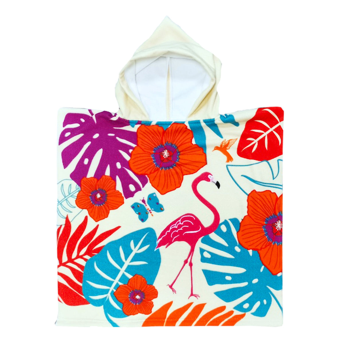 Pack enfant Lindy un Poncho et une Serviette de plage microfibre 100% polyester