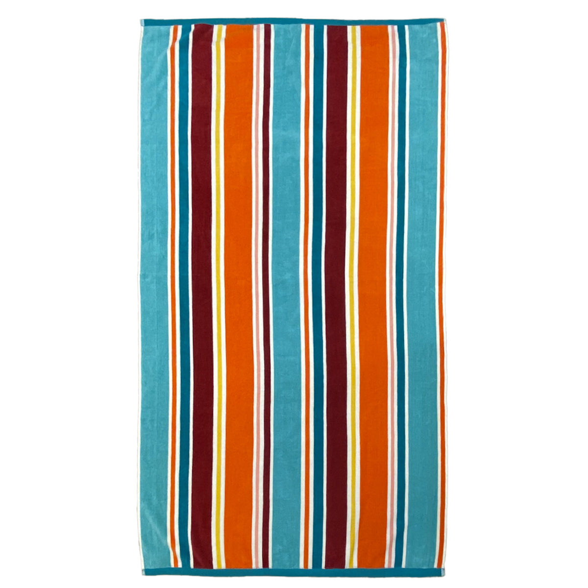 serviette de plage éponge velours jacquard socoa