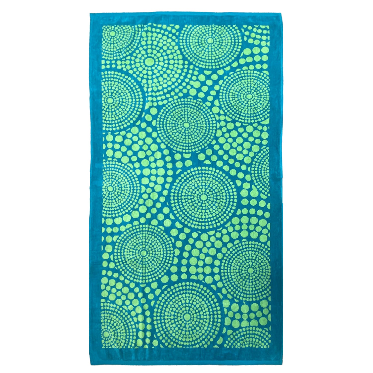 Serviette de plage éponge velours jacquard WAKTU taille L