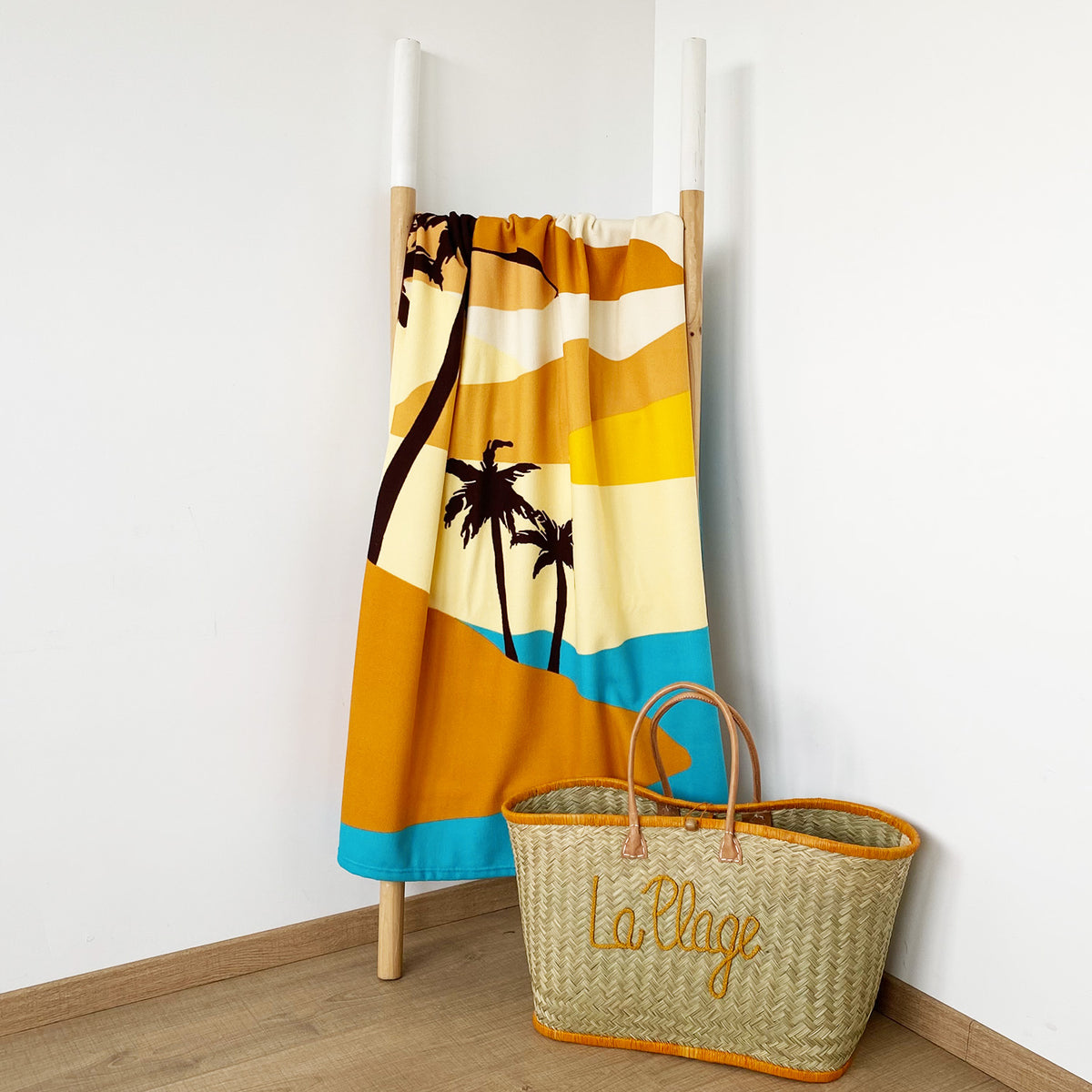 Serviette de plage Microfibre 100% polyester Dunes