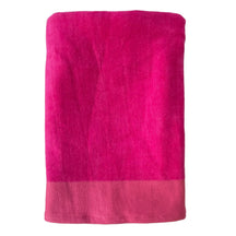 Serviette de bain éponge velours unie Shady