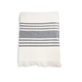 Fouta coton doublée éponge KARABUK Bleu Marine