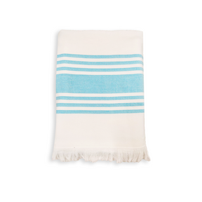 Fouta coton doublée éponge KARABUK Turquoise