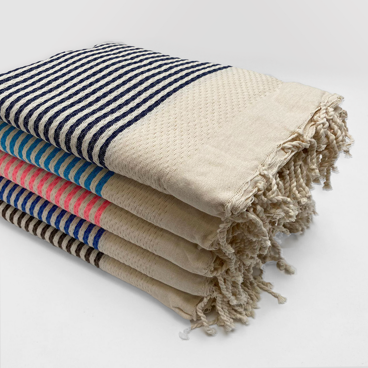 Fouta Traditionnelle nid d'abeille Yadara 100% Coton