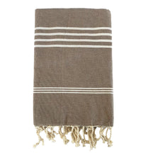 Fouta gris taupe