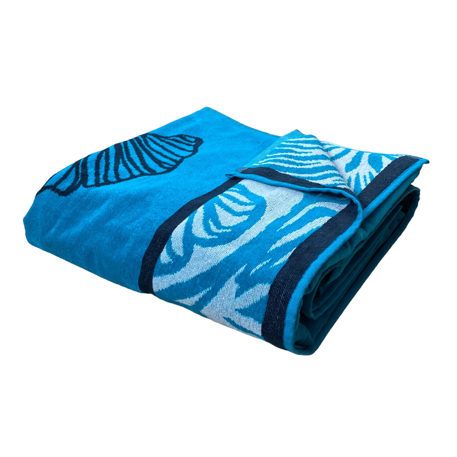 Serviette de plage éponge velours jacquard XL KALY