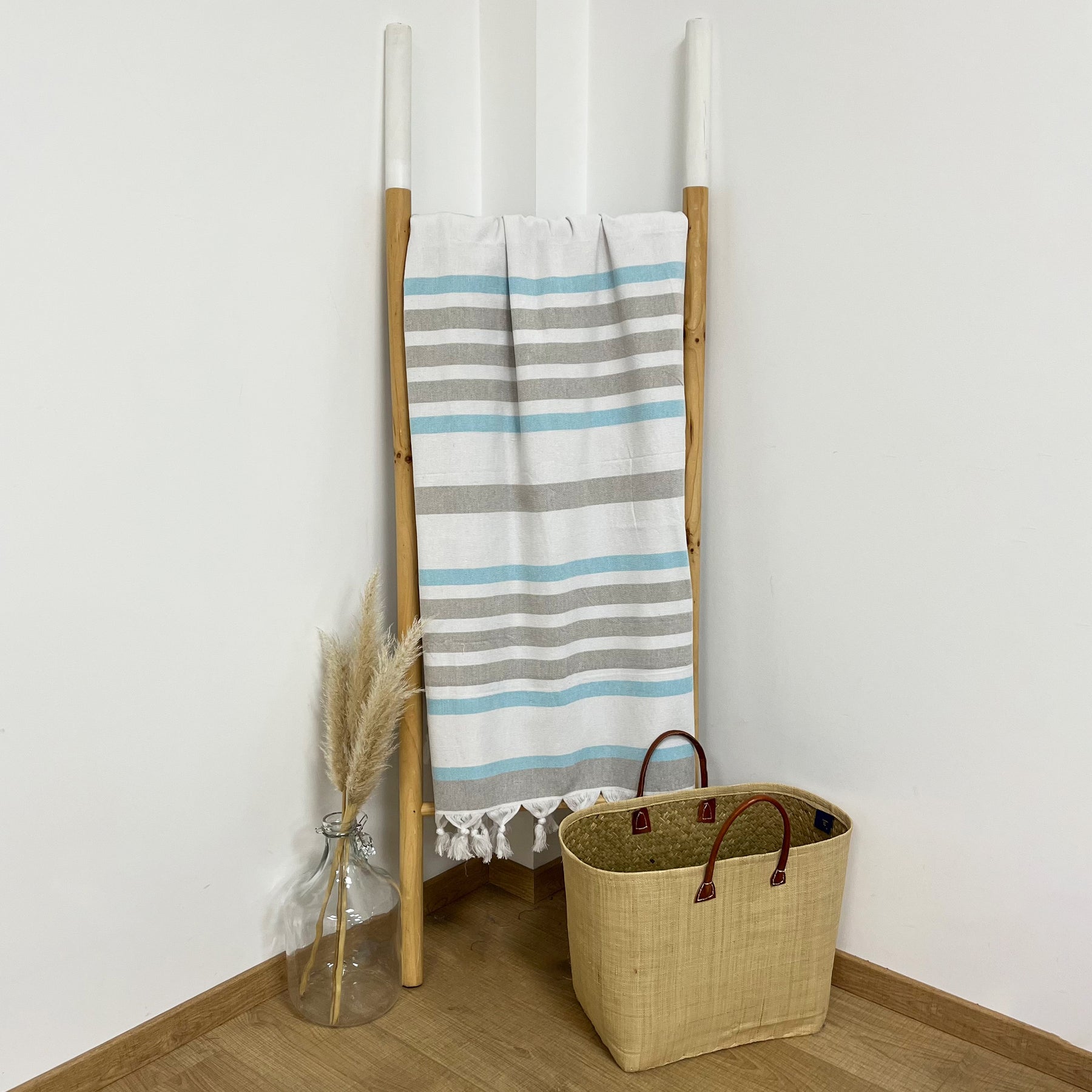 Fouta coton doublée éponge Latigo