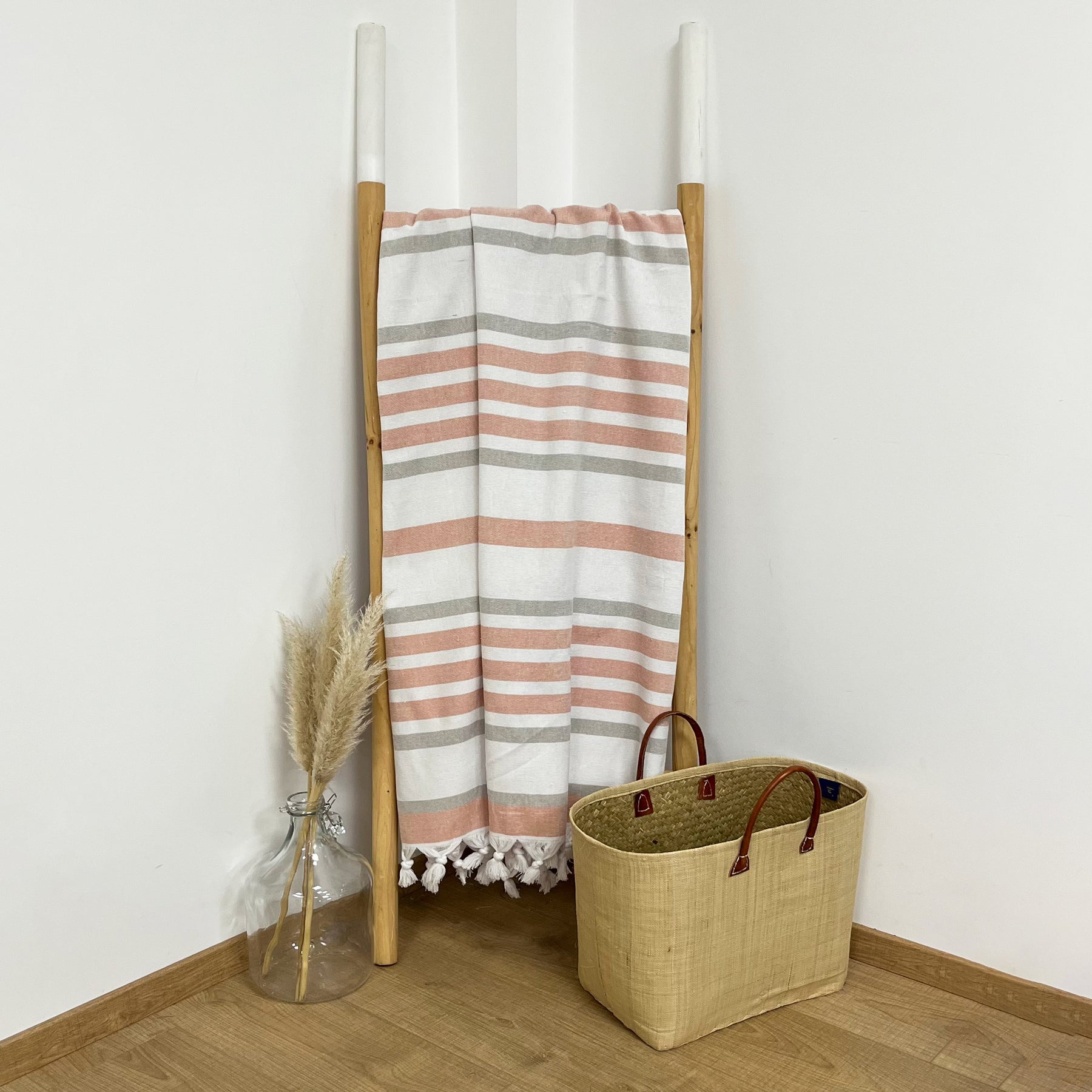 Fouta coton doublée éponge Latigo