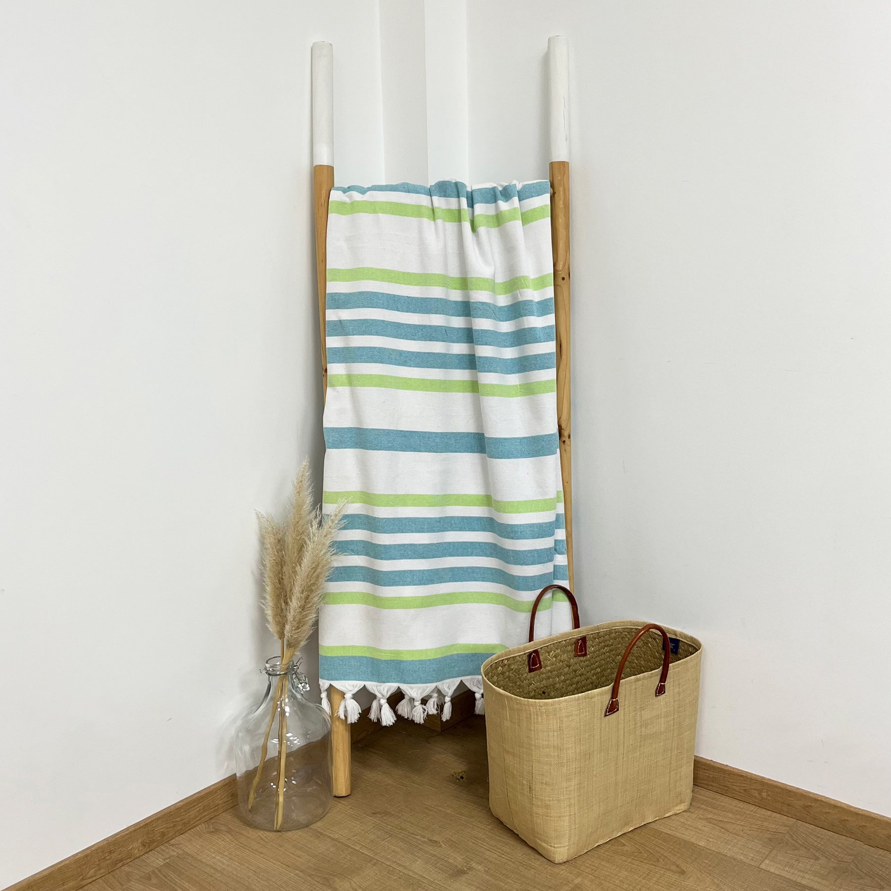 Fouta coton doublée éponge Latigo