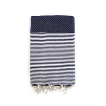 Fouta coton plate traditionnelle nid d'abeille Mikanda