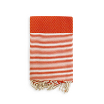 Fouta coton plate traditionnelle nid d'abeille Mikanda