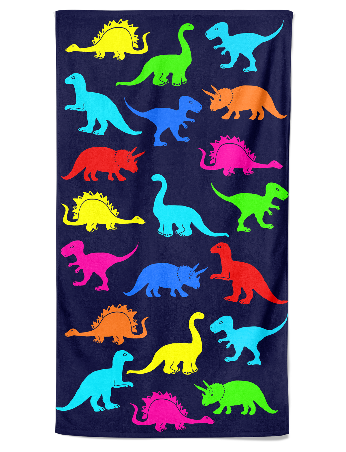 Serviette de plage ENFANT Microfibre 100% polyester Dinosaures