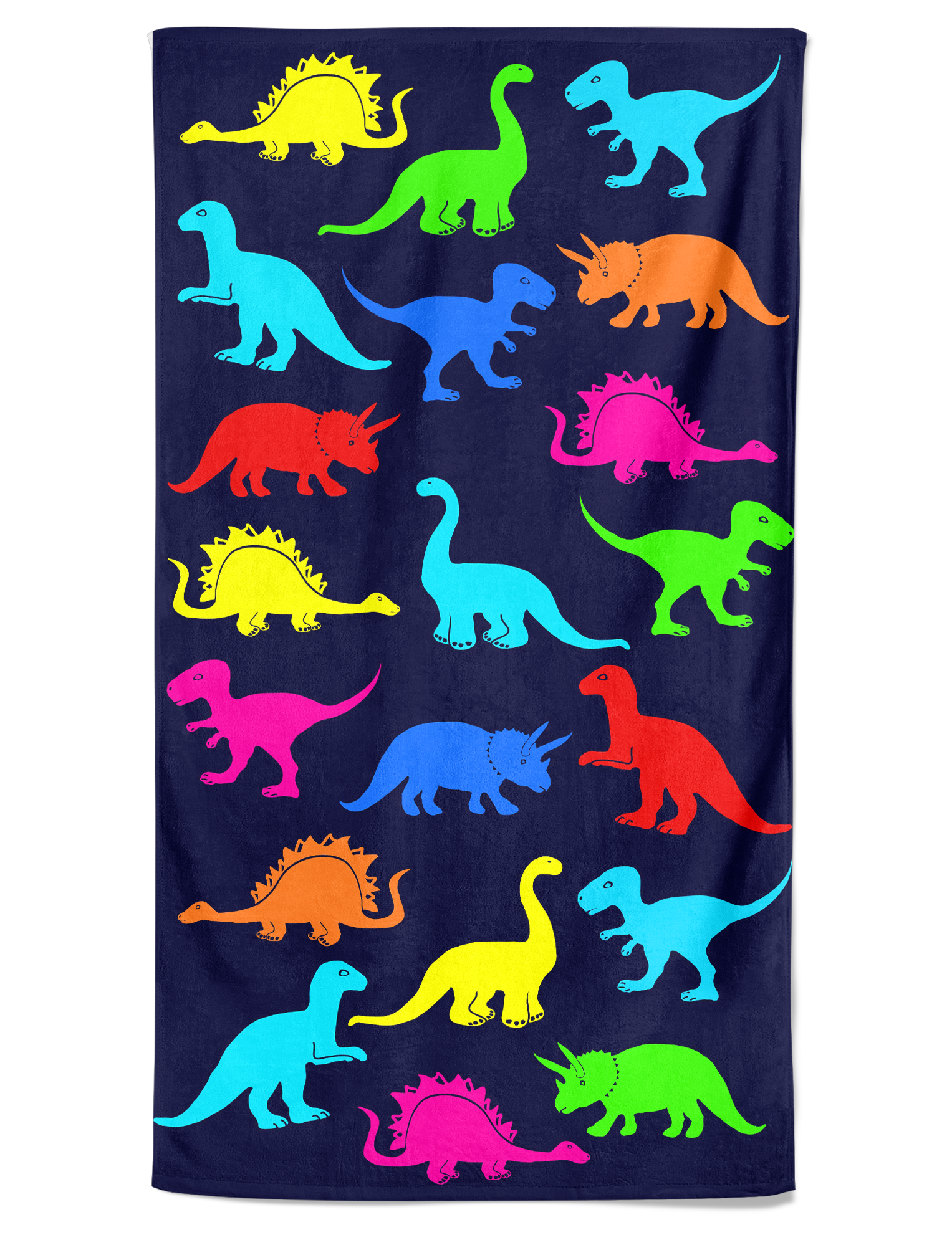 Serviette de plage ENFANT Microfibre 100% polyester Dinosaures