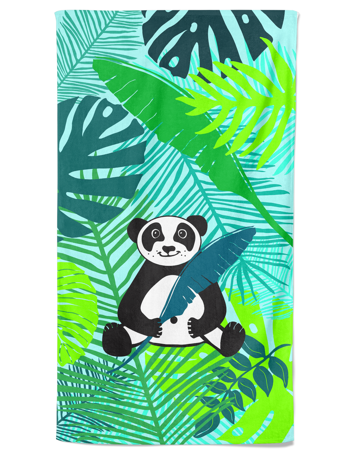 Serviette de plage ENFANT  Microfibre 100% polyester Panda