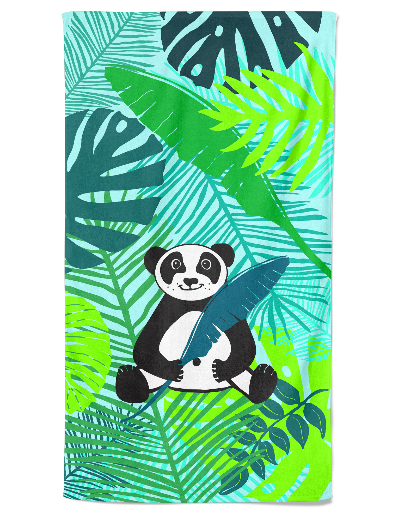 Serviette de plage ENFANT  Microfibre 100% polyester Panda