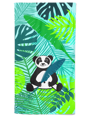 Serviette de plage ENFANT  Microfibre 100% polyester Panda