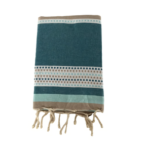 Fouta coton plate traditionnelle Banado 100x200cm