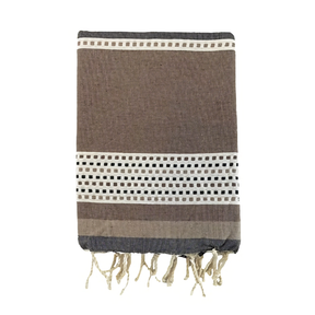 Fouta coton plate traditionnelle Banado 100x200cm