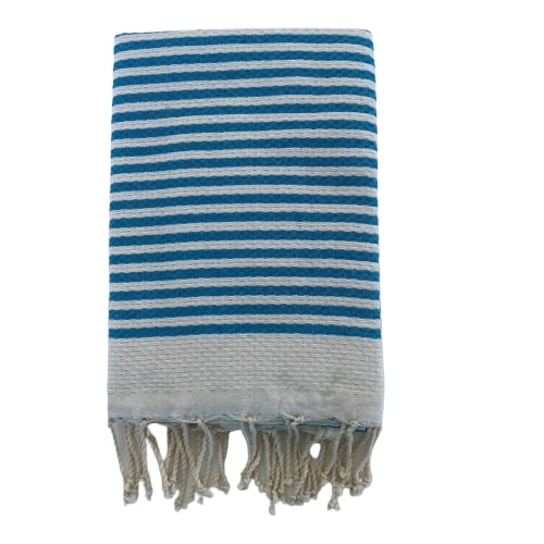 Fouta coton plate traditionnelle nid d'abeille Yadara