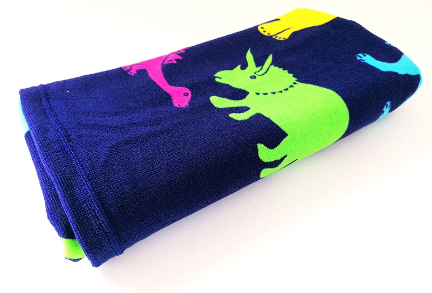 Serviette de plage ENFANT Dino Microfibre 100% polyester