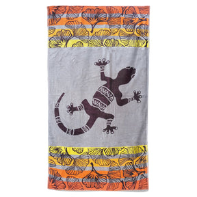 Serviette de plage éponge velours jacquard Homok