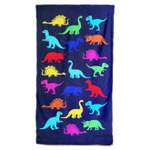 Serviette de plage ENFANT Dino Microfibre 100% polyester